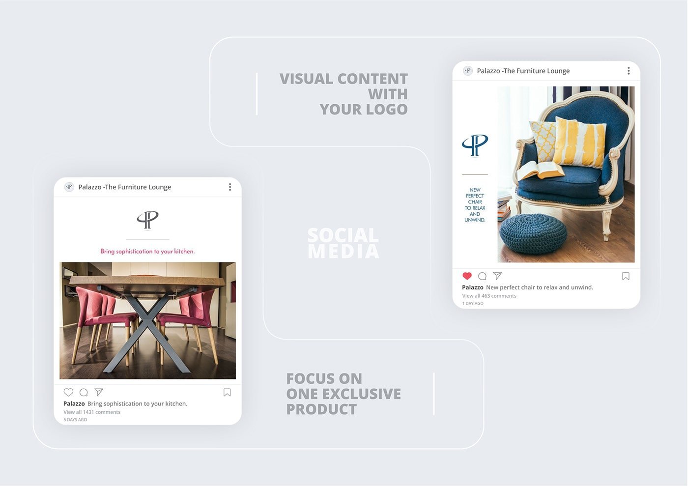 Social Media Marketing for Furniture Brand